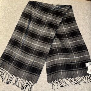 🧣 NWT Men’s Plaid Scarf – L’Accessorio Italiano